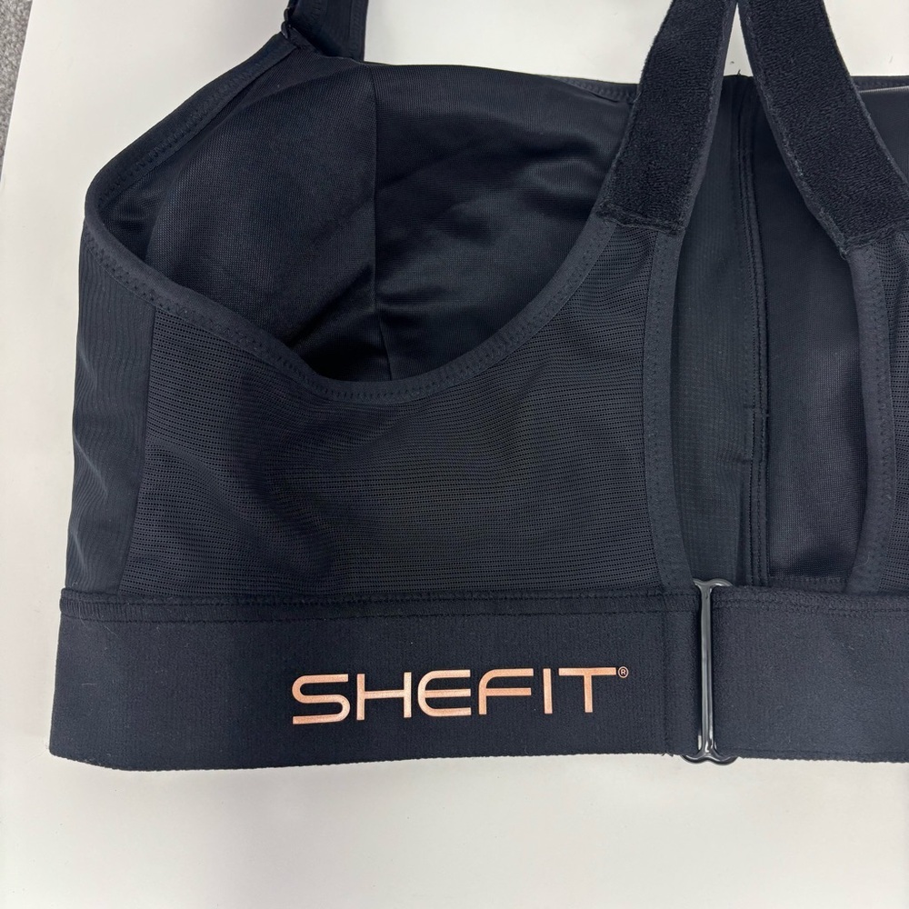 Shefit 4luxe sports bra active black low impact performance plus size - Picture 9 of 9